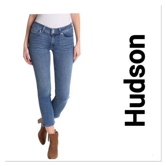 HUDSON Ginny Straight Cropped Jeans size 27 - Picture 1 of 10